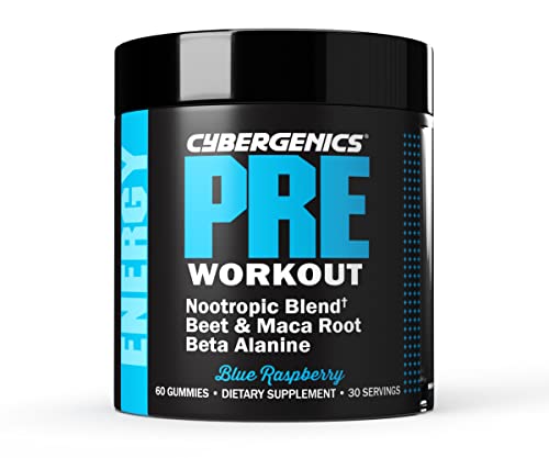 Cybergenics Pre Workout Gummies, Supports Energy Levels, Boosts Performance Cybergenics uk supplements