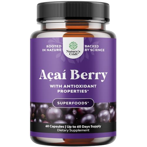 Natural Acai Berry Weight Loss Supplement Detox Products Antioxidant Superfood Natures Craft uk supplements