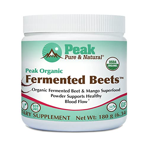 Peak Pure & Natural Peak Organic Fermented Beets - Organic Fermented Beet Powder Peak Pure & Natural uk supplements
