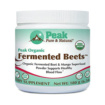 Peak Pure & Natural Peak Organic Fermented Beets - Organic Fermented Beet Powder Peak Pure & Natural uk supplements