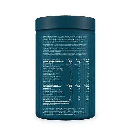 Kinetica Vanilla Flavour Plant Protein 1kg | Blend of Pea and Rice Protein | Vegan Kinetica uk supplements