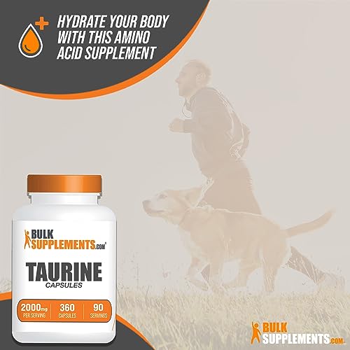 BULKSUPPLEMENTS.COM Taurine Capsules - Taurine Supplement, Taurine 2000mg BULKSUPPLEMENTS.COM uk supplements