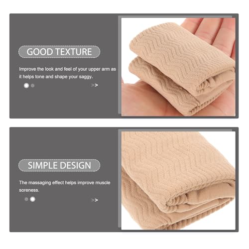 Healifty upper arm sleeves 1 Pair Elastic Compression Arm Sleeves Slimming Improve Shaper Healifty uk supplements