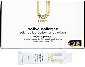 U Perform - Sports Muscle Recovery Supplement - High Protein Liquid Collagen Drink - Great for Joints Repair - Citrus Tasting and Natural Ingredients Based (8000mg) (14 sachets) U Perform uk supplements