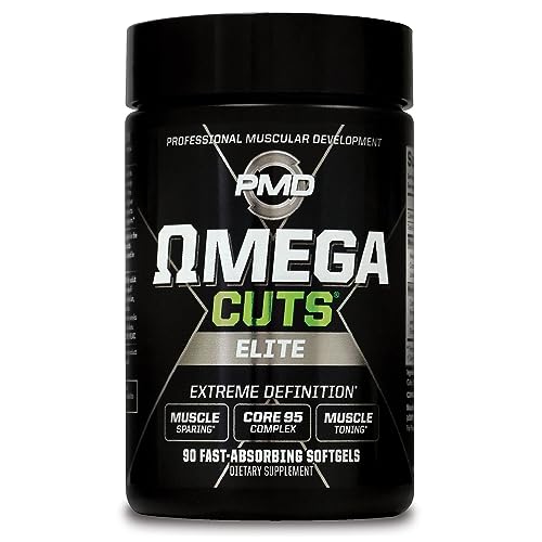 PMD Sports Omega Cuts Elite Fat Loss-Muscle Defining Formula - Omega Fatty Acids PMD uk supplements