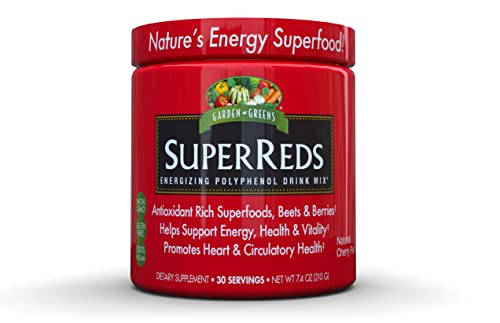 Garden Greens Super Reds Energizing Polyphenol Superfoods, Antioxidants, Powder Drink Garden Greens uk supplements