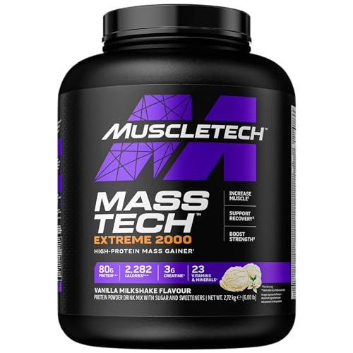 MuscleTech MassTech Extreme Protein Powder, Weight & Muscle Mass Gainer Muscletech uk supplements