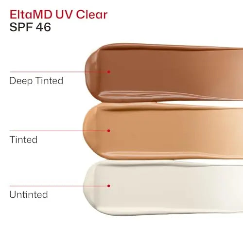 EltaMD UV Clear Tinted Sunscreen for Face, SPF 46 with Zinc Oxide, Oil-Free, Dermatologist Recommended, For Acne-Prone Sensitive Skin, 1.7 oz EltaMD uk supplements