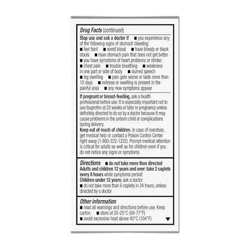 GoodSense Dual Action Acetaminophen and Ibuprofen (NSAID) Tablets, 250 mg/125 mg, Back Pain, 18 Count GoodSense uk supplements