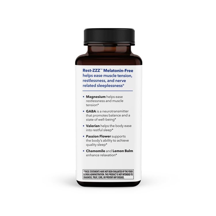 Rest-ZZZ - Powerful Sleep Support Supplement - Fall Asleep & Stay Asleep - Calms Nervous System LifeSeasons uk supplements