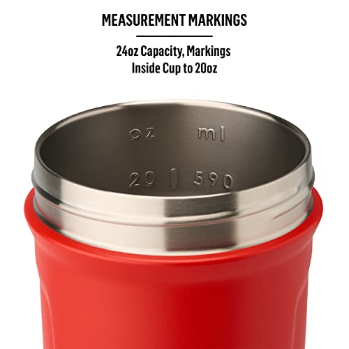 BlenderBottle Strada Twist Cap Shaker Cup Insulated Stainless Steel Water Bottle with Wire BlenderBottle uk supplements