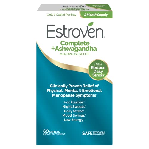 Estroven Complete + Ashwagandha Multi-Symptom Menopause Supplement for Women Estroven uk supplements