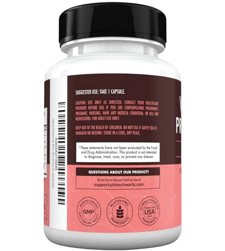 16in1 Vaginal Probiotics for Women (10 Powerful Strains + Organic Prebiotics) BioSchwartz uk supplements