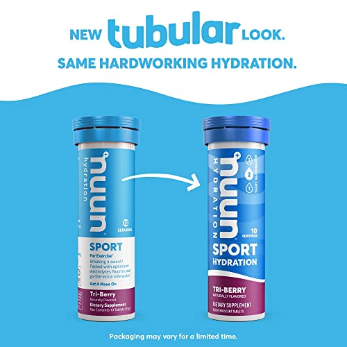 Nuun Sport Electrolyte Tablets for Proactive Hydration, Mixed Citrus Berry Flavors, 4 Pack Nuun uk supplements