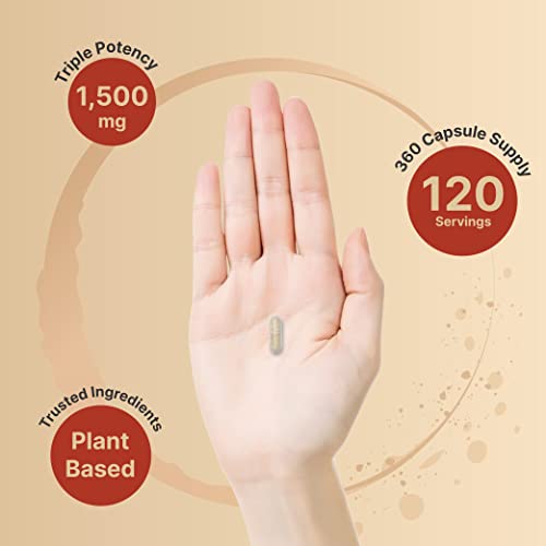 NatureBell Psyllium Husk Capsules 1500mg Per Serving, 360 Count, with Inulin NatureBell uk supplements