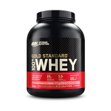Optimum Nutrition Gold Standard 100% Whey Protein Powder, Strawberries & Cream Optimum Nutrition uk supplements
