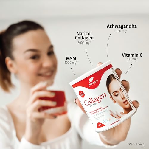 Nature's Finest by Nutrisslim Collagen Skincare | Fish Collagen Powder Naticol (5000mg) with MSM, Vitamin C, Ashwagandha Nature's Finest by Nutrisslim uk supplements