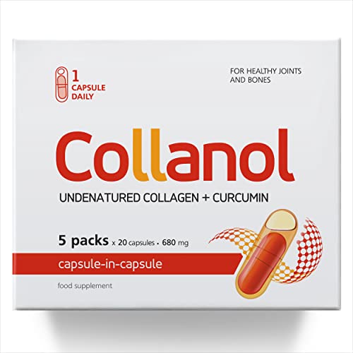 Collanol - Innovation in The Care of Healthy Joints - Liquid Formula in a Double Capsule 3D Collagen Collanol uk supplements