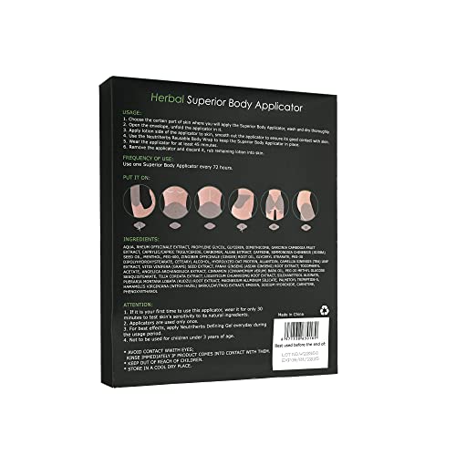 Neutriherbs Body Applicator with Wrap, Effective Nature Formula to Shape, Tone, Firm Body Neutriherbs uk supplements