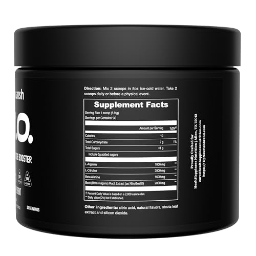 UpNourish Beet Root Powder Nitric Oxide Booster - L arginine L Citrulline Supplements UpNourish uk supplements