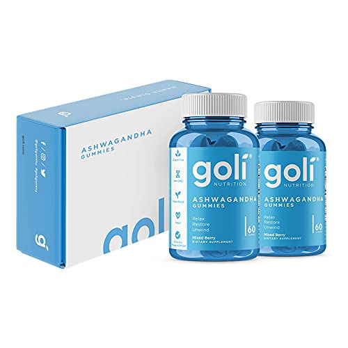 Goli Ashwagandha & Vitamin D Gummy 120 Count - Relax. Restore. Unwind Goli uk supplements