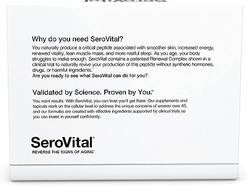 Sero-Vital Renewal Complex - Reverse The Signs of Aging - Clinically Tested to Increase Human Growth Serovital uk supplements