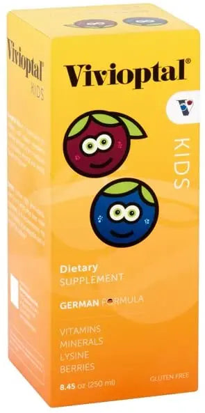 Vivioptal Kids, Liquid Multivitamin & Multiminerals Supplement, Berries, 8.45 Fl Oz Aus Healthcare uk supplements