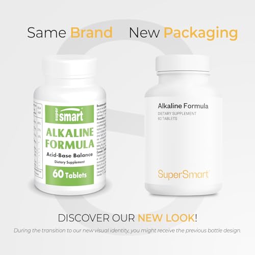 Supersmart - Alkaline Formula Supplement (Advanced Formula) - with Potassium Phosphate, Calcium & Magnesium Citrate - pH Balance | Non-GMO & Gluten Free - 60 Tablets Supersmart uk supplements