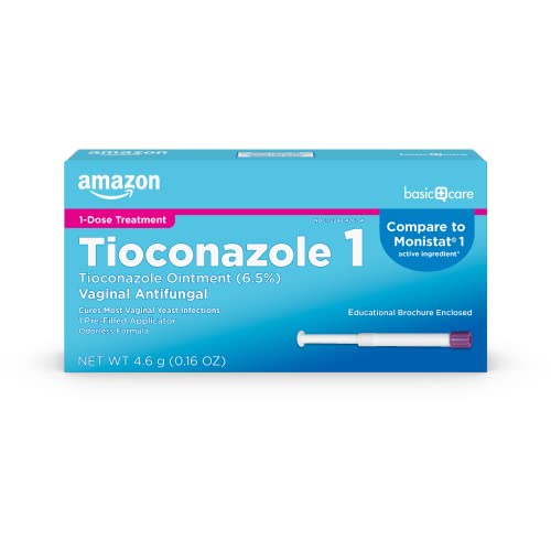 Amazon Basic Care Tioconazole Ointment 6.5 Percent, Vaginal Antifungal, 1-Dose Treatment Amazon Basic Care uk supplements