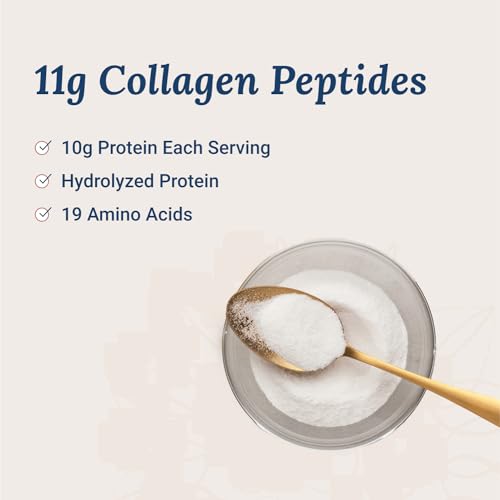 Collagen Peptides Powder - Grass-Fed Hydrolysed Collagen Powder Supplement Live Conscious uk supplements