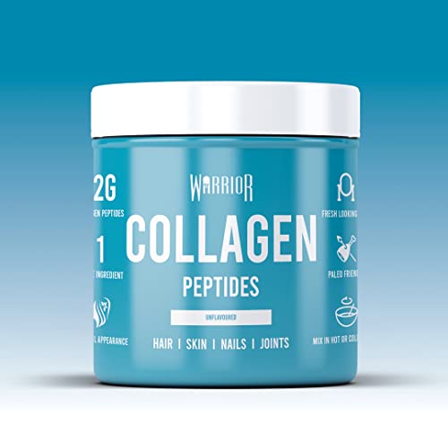 Warrior Collagen Peptides - Collagen Powder - 180g - Made from Premium Bovine Hydrolysed Collagen Warrior uk supplements
