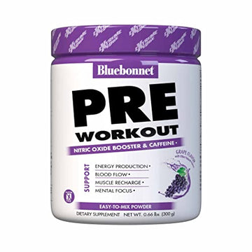 BlueBonnet Nutrition Extreme Edge Pre workout, Increases Nitric Oxide (NO) levels Bluebonnet uk supplements