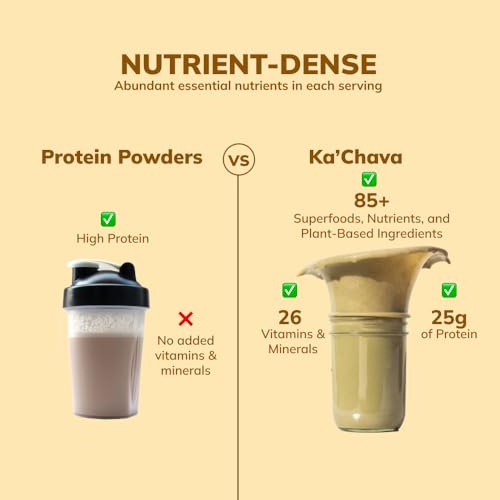 Ka’Chava All-In-One Nutrition Shake Blend, Chai, 85+ Superfoods, Nutrients & Plant-Based Ka'Chava uk supplements