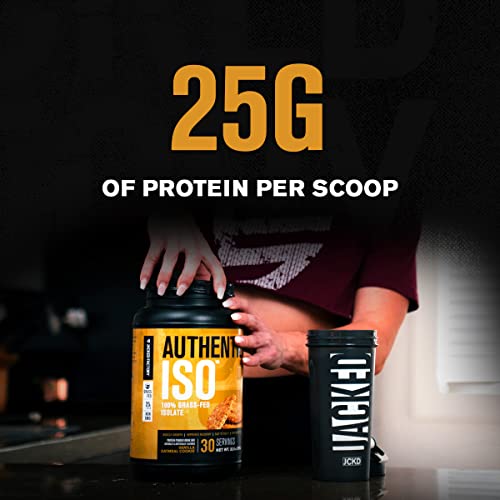 Authentic ISO Grass Fed Whey Protein Isolate Powder - Low Carb, Non-GMO Muscle Jacked Factory uk supplements