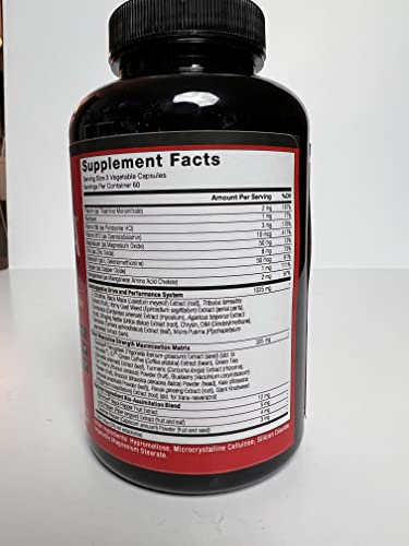 FORCE FACTOR Test X180 Alpha Max, 2-Pack, Total Testosterone and Nitric Oxide Booster Force Factor uk supplements