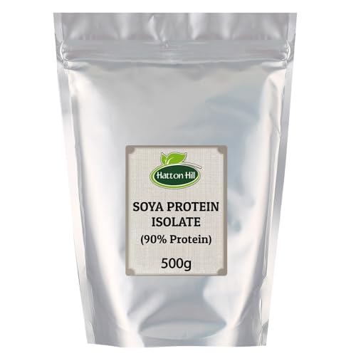 SOYA Protein Isolate (90% Protein) 500g by Hatton Hill, Unflavoured, Vegan Protein Shake Hatton Hill uk supplements