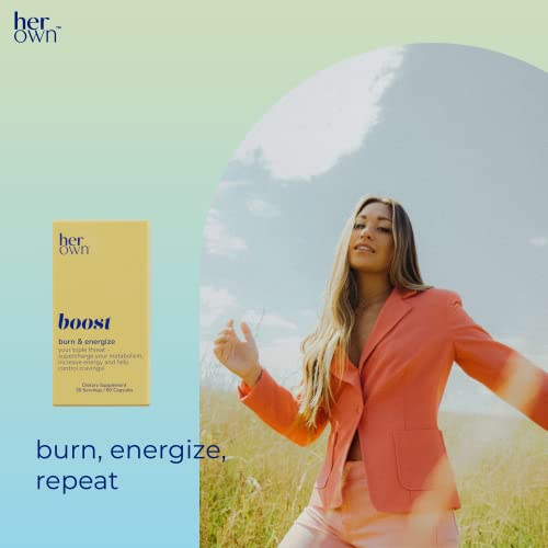 her own Boost, Helps Boost Energy, Supports Metabolism, Proprietary Thermogenic Blend her own uk supplements