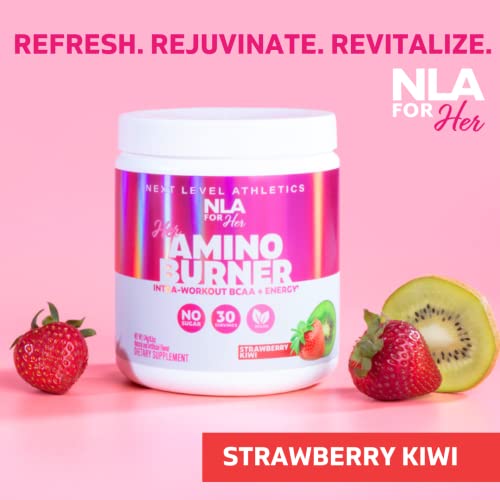 Her Thermogenic Amino Women's Pre Post & Intra Workout Booster (Strawberry Kiwi,30 Servings) NLA for Her uk supplements