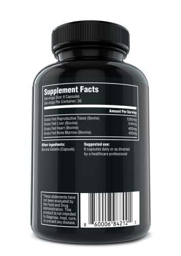 The Fittest Queen Organ Supplement, Hormone & Energy Support, 180 Capsules The Fittest Ever uk supplements