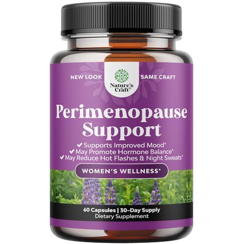 Complete Perimenopause Supplement for Women - Multibenefit Menopause Relief Natures Craft uk supplements