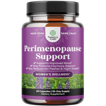 Complete Perimenopause Supplement for Women - Multibenefit Menopause Relief Natures Craft uk supplements