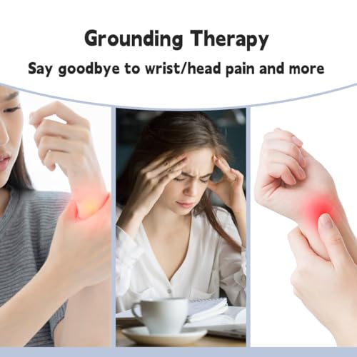 LOYDBDT Grounding Wrist Strap,Patterned Grounding Wristband,Unique Air Holes and Conductive Silver LOYDBDT uk supplements