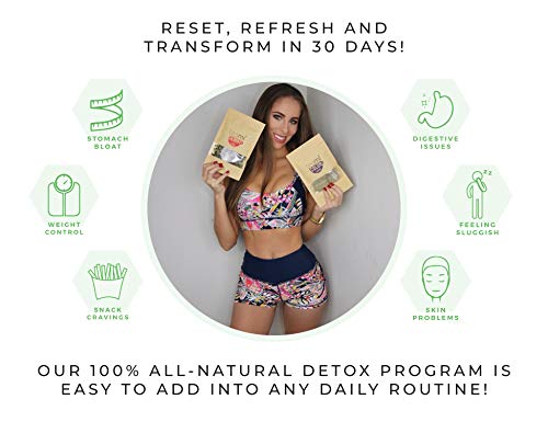Teami® 30-Day Detox Tea Pack: All-Natural Teatox Kit with Teami Skinny & Teami Colon Teami uk supplements