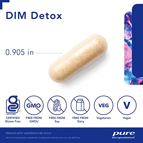 Pure Encapsulations DIM Detox | Supplement Support for Detoxification and Cellular Pure Encapsulations uk supplements