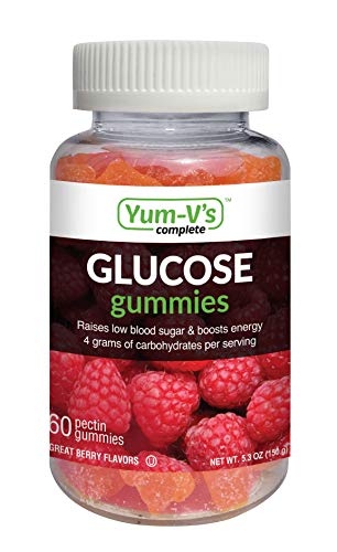 YumVs Complete Glucose Gummies, Raspberry Flavor, (60 Ct); Chewable YUM-V'S uk supplements