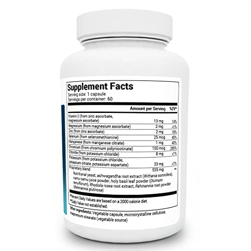 Dr. Berg Adrenal & Cortisol Capsules - Adrenal Supplement & Cortisol Manager - Mood Dr. Berg Nutritionals uk supplements