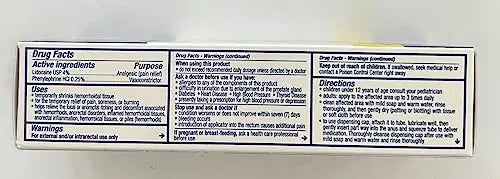 Doctor Butler’s Hemorrhoid & Fissure Ointment – Hemorrhoid Treatment and Hemorrhoid Cream with Lidocaine and Phenylephrine HCI for Fast Acting Relief of Pain, Swelling, Discomfort, and Itching (1 oz.) Doctor Butler's uk supplements
