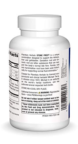 Planetary Herbals Stone Free Tablets, 90 Count Planetary Herbals uk supplements