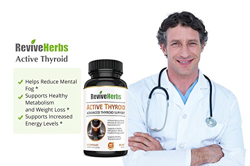 Revive Herbs Premium Thyroid Support with Ashwagandha, Iodine, Selenium, Magnesium Revive Herbs uk supplements