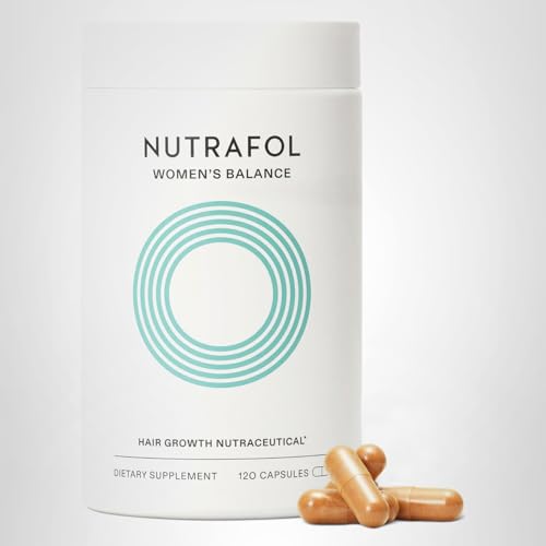 Nutrafol Women's Balance Hair Growth Supplements, Ages 45 and Up, Clinically Proven for Visibly Thicker Hair and Scalp Coverage, Dermatologist Recommended - 1 Month Supply Nutrafol uk supplements